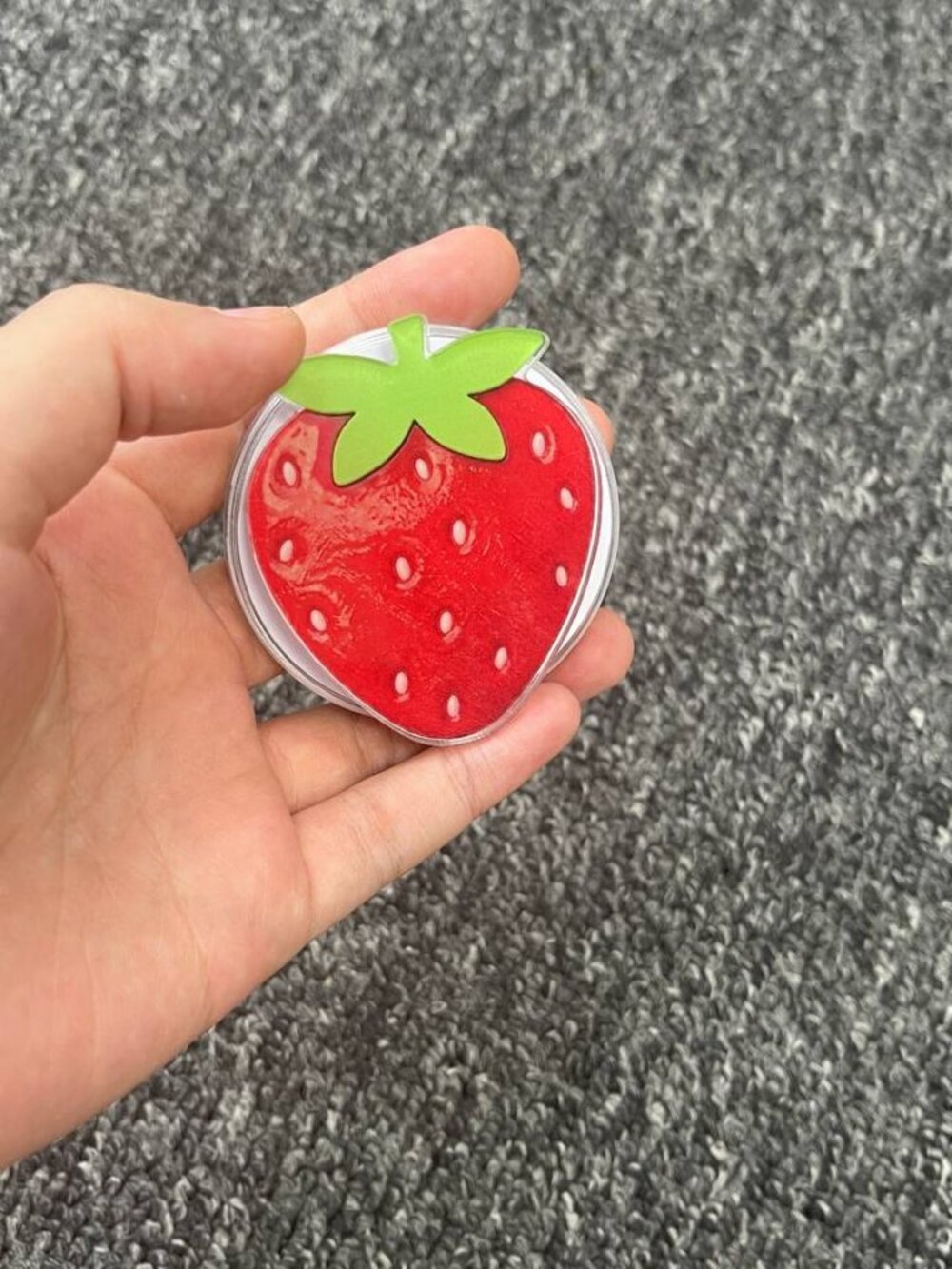 Cute Strawberry Phone Grip Stand | Kawaii Fruit Acrylic Phone Holder